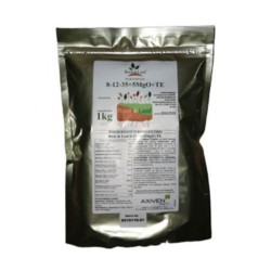 Διαφυλλικό προϊόν θρέψης με Ιχνοστοιχεία (E.D.T.Α), πλήρως υδατοδιαλυτό Root & leaf 8-12-35 1kg