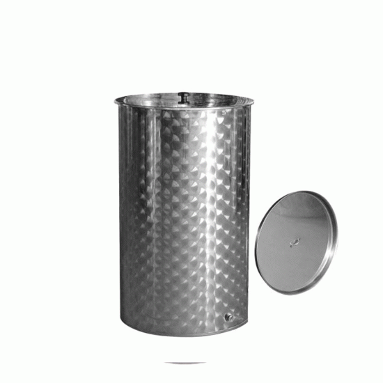 Ανοξείδωτο Δοχείο QUATTRO EFFE με Καπάκι 75 lt (Xωρίς κάνουλα 1/2 ίντσα)
