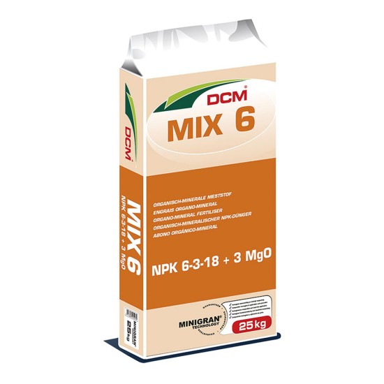 Σύνθετο οργανικό λίπασμα Mix 6 DCM  25Kg