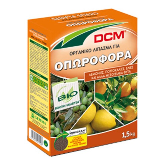 Οργανικό λίπασμα για Οπωροφόρα DCM 1,5 Kg