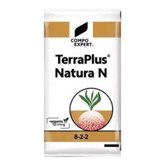 Οργανικό κοκκώδες λίπασμα TerraPlus Natura N 8-2-2 παλέτα 1000kg