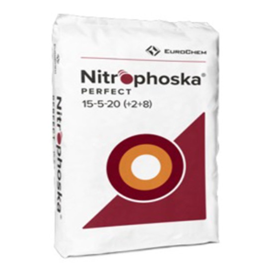 Κοκκώδες λίπασμα Nitrophoska perfect 15-5-20 (+2MgO+8S+TE)