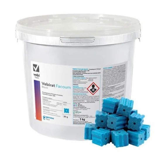 Τρωκτικοκτόνο Vebirat Facoum Block 5kg